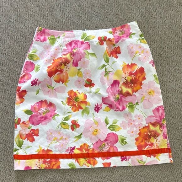Dress Barn Floral Print Skirt size 10 - Picture 11 of 12